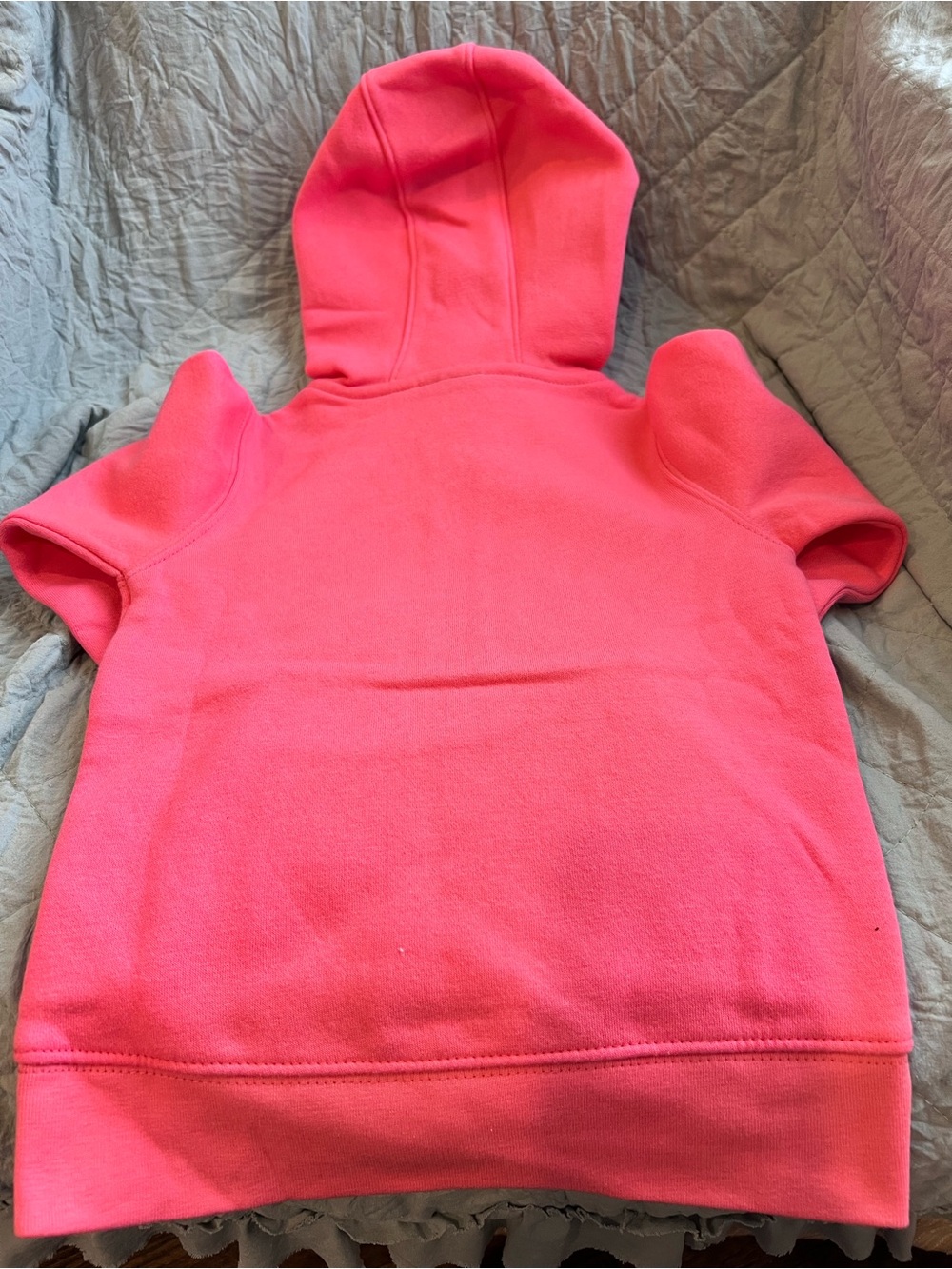 Carhartt Kids Pink Half-Zip Hooded Sweatshirt - Picture 3 of 4